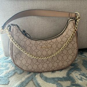 Over the shoulder purse with chain